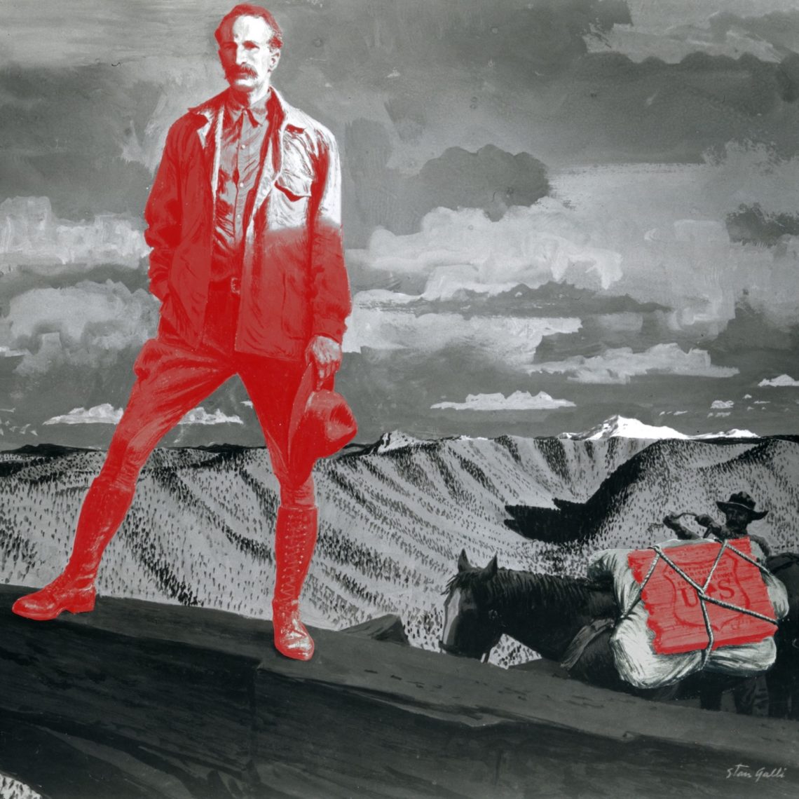 Season 5 art and image editing by Mara Guevarra. Episode image: Photo of a painting of Gifford Pinchot by artist Stan Galli, 1955, with image editing by Mara Guevarra. The painting was commissioned by the Weyerhauser Timber Company for an ad campaign promoting “productive” forest management. Image courtesy of the Forest History Society, Durham, North Carolina.
